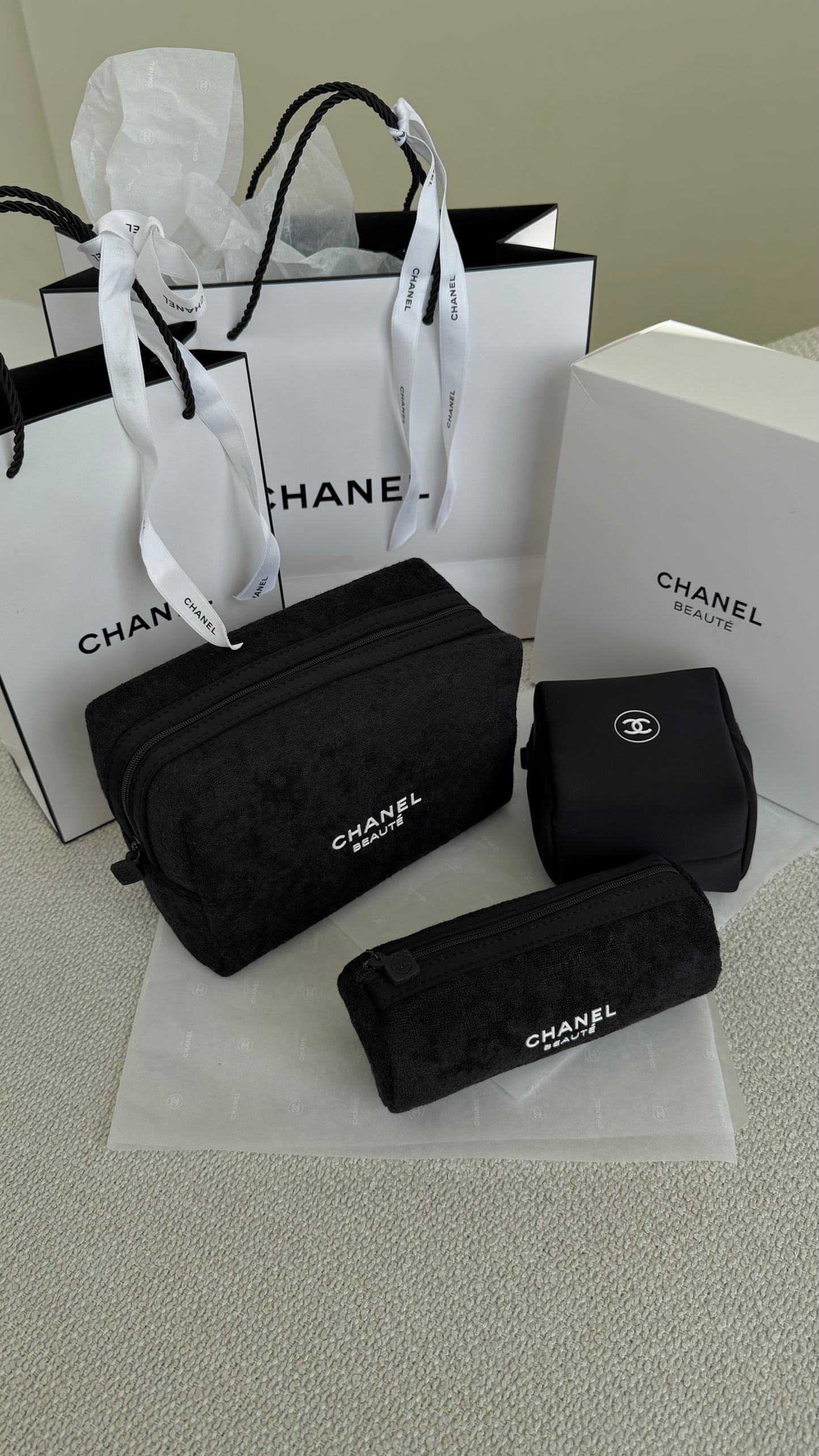Chanel Makeup Bags Set