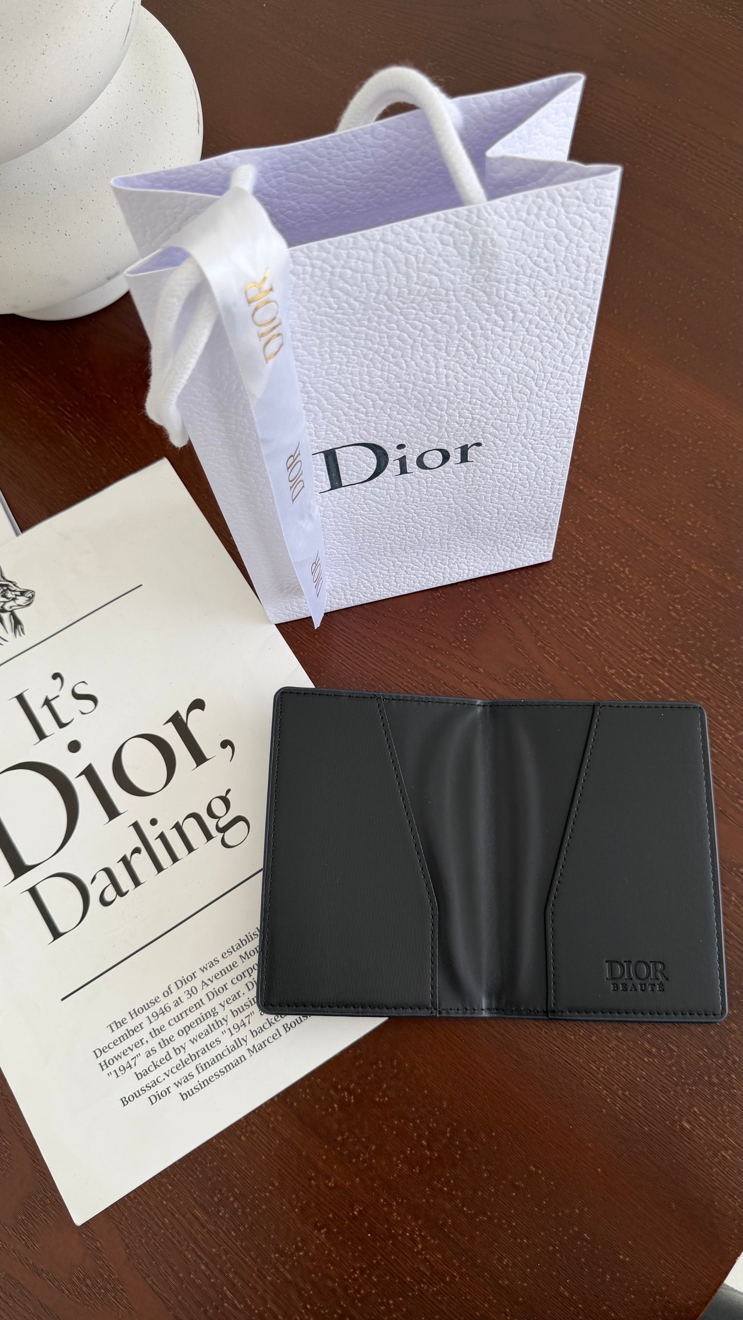 Christian Dior Passport Case