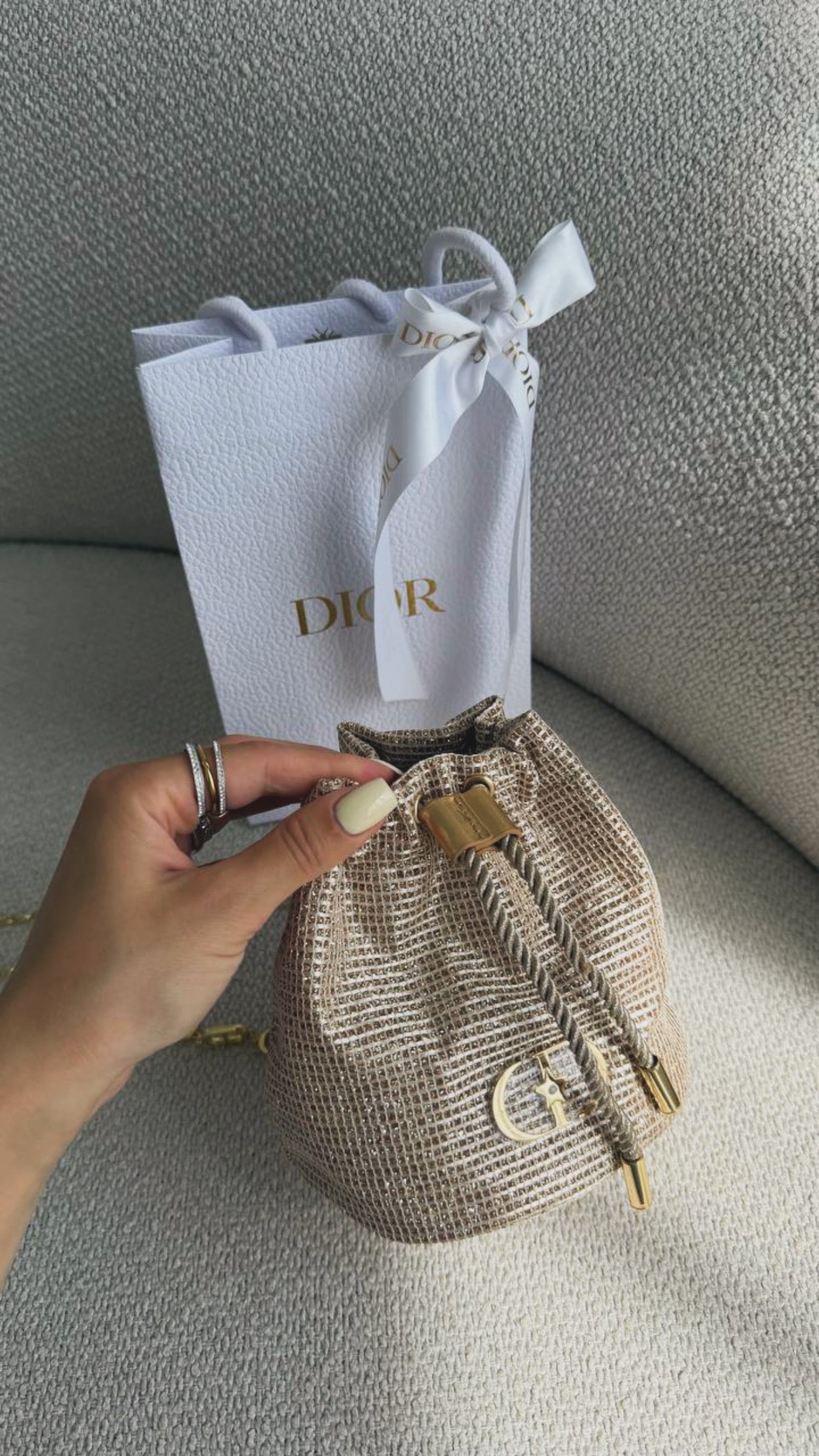 Dior gift pouch