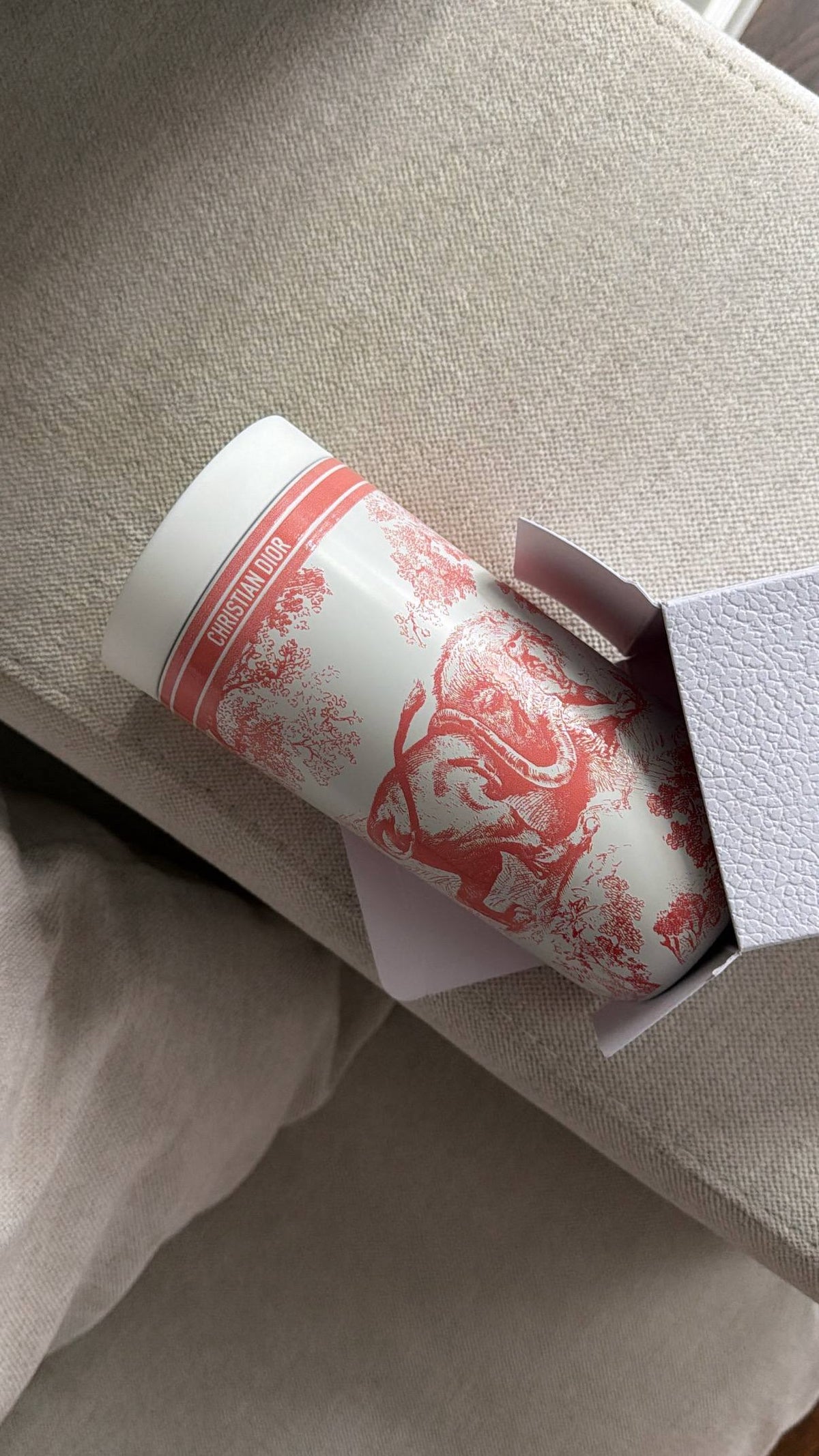 Dior bottle thermos
