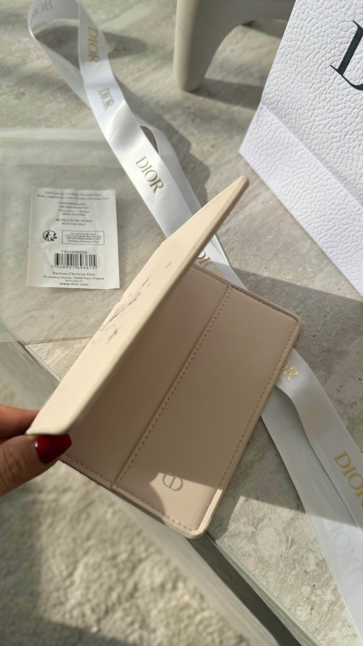 Christian Dior Passport Case