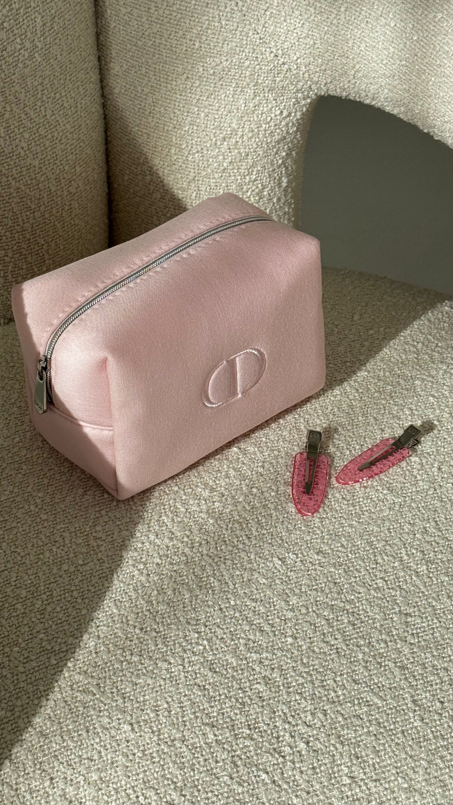 Dior Babypink Makeup Bag