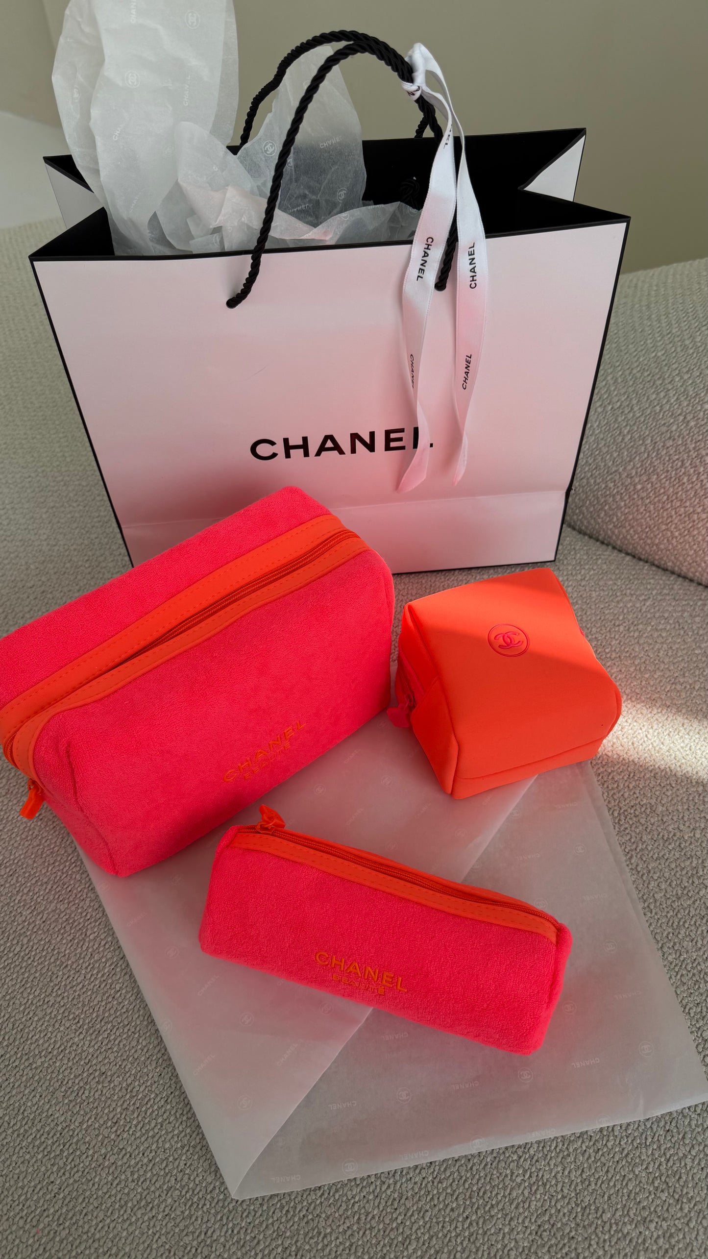 Chanel Makeup Bags Set