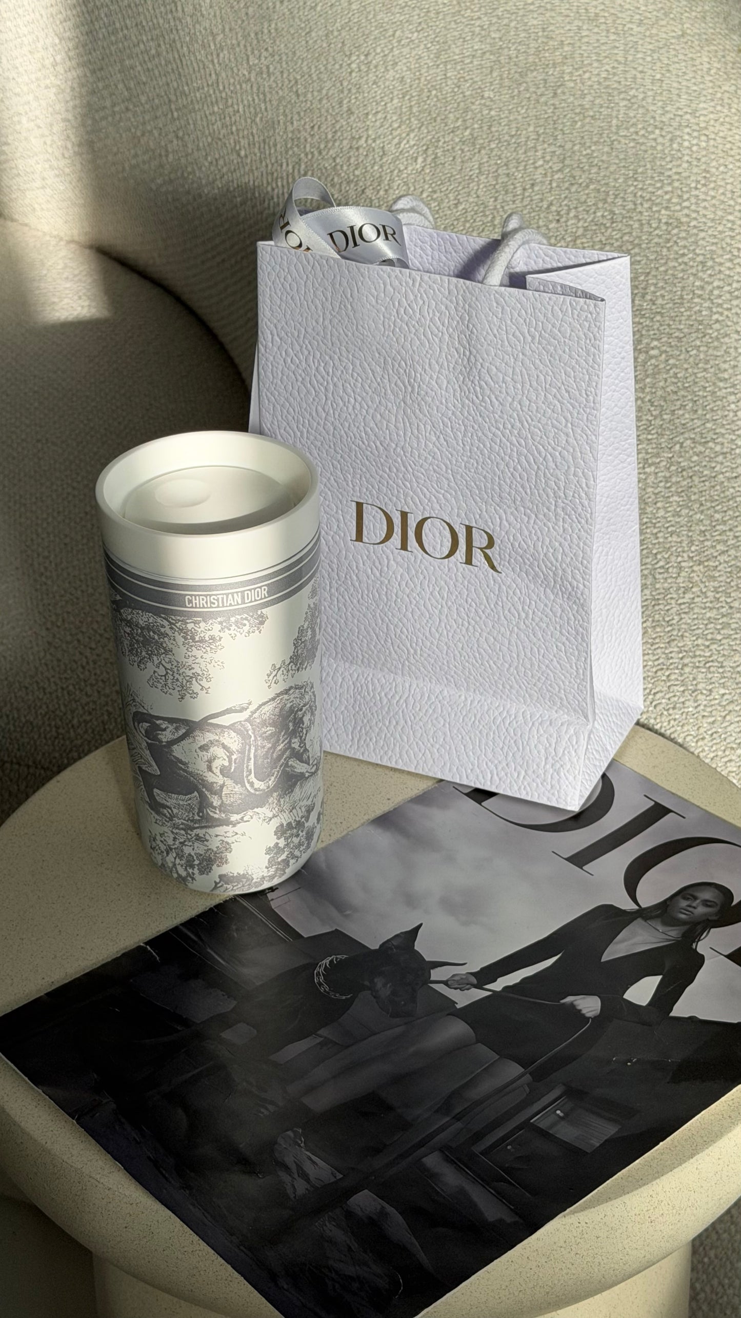 Dior bottle thermos