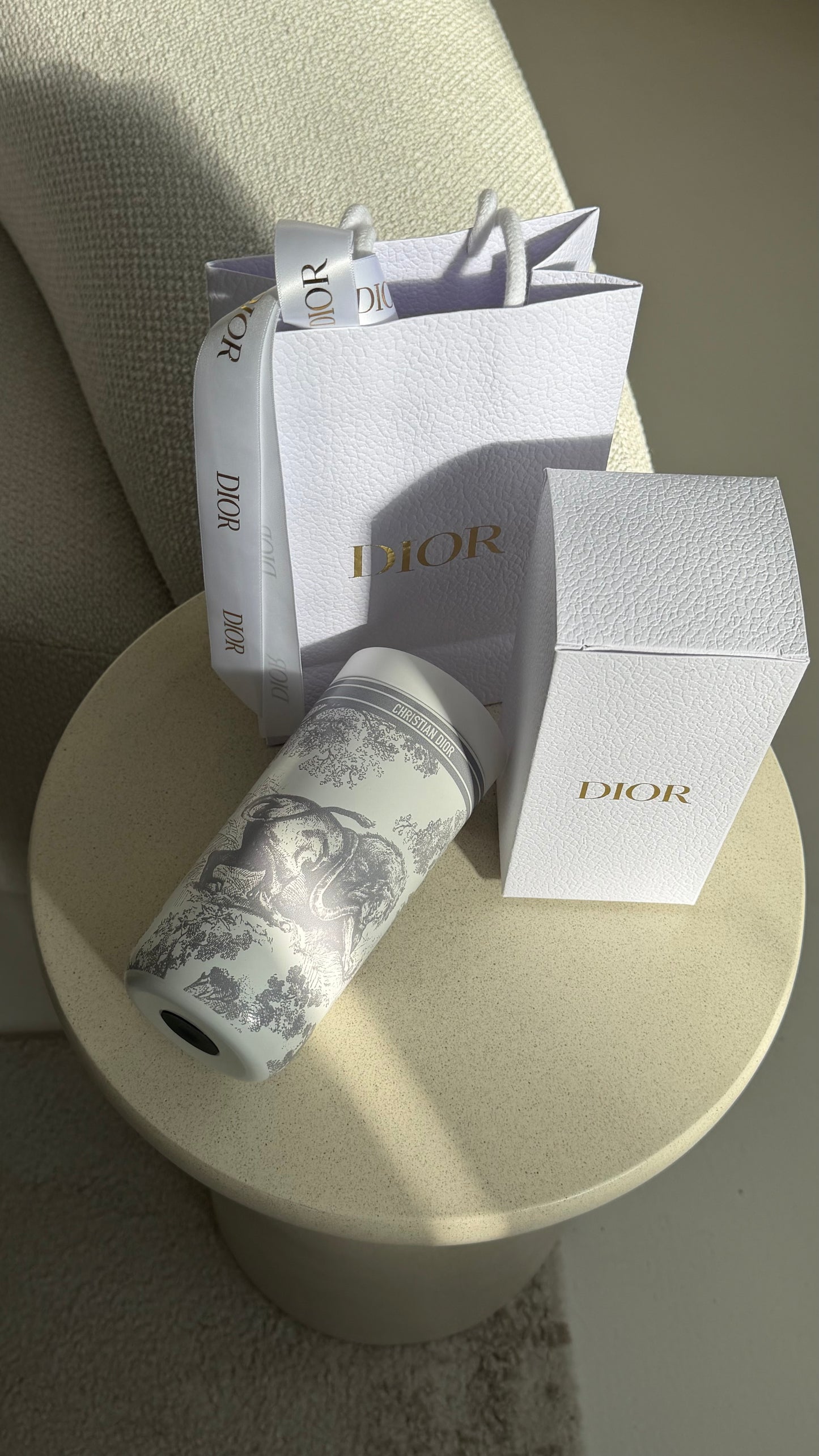 Dior bottle thermos